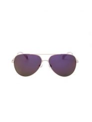 Polaroid Okulary przeciwsłoneczne unisex w kolorze biało-fioletowym rozmiar: 60. Białe okulary przeciwsłoneczne damskie Polaroid. Za 166.88 zł.