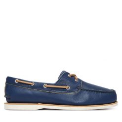 Półbuty Timberland. Niebieskie półbuty męskie Timberland, bez zapięcia. Za 699.99 zł.