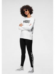 Vans Koszulka w kolorze białym rozmiar: XL. Białe bluzki damskie Vans, xl, bez wzorów, z bawełny, bez kołnierzyka. Za 92.21 zł.