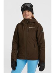 O'Neill Kurtka narciarska w kolorze brązowym rozmiar: M. Brązowe kurtki narciarskie i snowboardowe damskie O'neill, m, bez wzorów, bez kaptura, narciarskie. Za 378.54 zł.