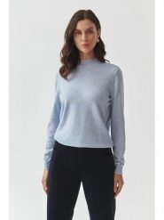 TATUUM Wełniany sweter "Indi" w kolorze błękitnym rozmiar: L. Niebieskie swetry klasyczne damskie Tatuum, l, z wełny, bez kołnierzyka. Za 226.77 zł.