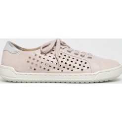 Caprice - Buty. Czerwone buty sportowe na co dzień damskie Caprice, bez wzorów, z gumy. W wyprzedaży za 199.90 zł.
