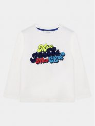 Marc Jacobs Bluzka W25604 Biały Regular Fit. Białe t-shirty chłopięce MARC JACOBS, bez wzorów, z bawełny, bez ramiączek. Za 149.99 zł.