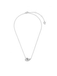 Guess Naszyjnik JUBN06 013JW Srebrny. Szare naszyjniki damskie Guess, srebrne. Za 273.99 zł.