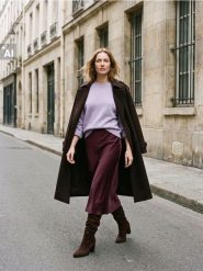 Sweter z domieszką wełny - fioletowy. Fioletowe swetry klasyczne damskie Sinsay, l, z wełny, bez kołnierzyka. Za 49.99 zł.