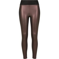Legginsy Damskie Ze Skóry Ekologicznej Z Wysokim Stanem. Brązowe legginsy damskie Urban Classics, xl, bez wzorów, ze skóry ekologicznej. Za 139.99 zł.