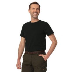 T-shirt myśliwski Tagart Fnt wysokiej jakości bawełna. Czarne t-shirty męskie tagart, s, bez wzorów, z bawełny, bez kołnierzyka. Za 85.00 zł.