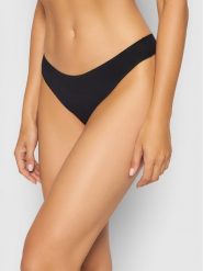 Hanro Stringi Invisible 1225 Czarny. Czarne stringi damskie Hanro, xs, bez wzorów, z bawełny. Za 49.99 zł.
