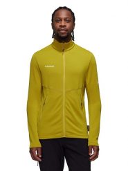 Mammut Kurtka polarowa "Aconcagua Light ML" w kolorze żółtym rozmiar: XL. Żółte kurtki męskie Mammut, xl, bez wzorów, z materiału, bez kaptura. Za 359.95 zł.