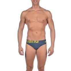 Kąpielówki slipy męskie na basen Arena Serome Evo Brief. Niebieskie kąpielówki męskie Arena, m, bez wzorów, do pływania. Za 40.99 zł.