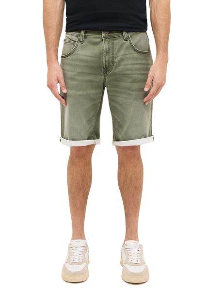 Męskie Szorty Mustang Style Chicago Shorts Z Ivy Green 1016351 6421. Zielone szorty męskie Mustang, z jeansu, bez kołnierzyka. Za 159.99 zł.