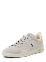 Polo Ralph Lauren buty sportowe Mężczyźni skóra szary, 42. Szare buty sportowe na co dzień męskie Polo Ralph Lauren, ze skóry, bez zapięcia. Za 699.95 zł.