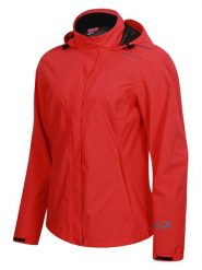 Protective Kurtka przeciwdeszczowa "Rain II" w kolorze czerwonym rozmiar: 40. Czerwone kurtki przeciwdeszczowe damskie Protective, m, bez kaptura. Za 140.86 zł.