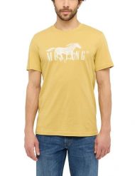 Męski T-Shirt Mustang Style Austin Southern Moss 1015652 6450. Zielone t-shirty męskie Mustang, m, bez wzorów, bez kołnierzyka. Za 69.99 zł.