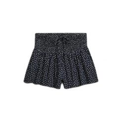 Damskie szorty z nadrukiem Superdry Mini Smocked. Niebieskie szorty damskie Superdry., bez wzorów, eleganckie. Za 190.85 zł.