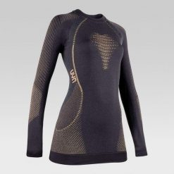 Bluza damska UYN Cashmere Shiny 2.0 UW Shirt LS Round Neck. Czarne bluzy bez kaptura damskie UYN. Za 539.99 zł.
