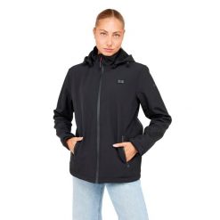 Podgrzewana kurtka softshell. Czarne kurtki męskie G-HEAT, na zimę, m, bez wzorów, z softshellu, sportowe, bez kaptura. Za 738.65 zł.