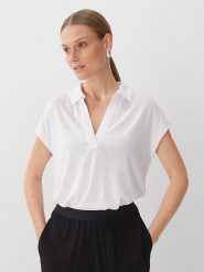 Someday Koszulka w kolorze białym rozmiar: 42. Białe bluzki damskie Someday, bez wzorów, bez kołnierzyka. Za 100.28 zł.