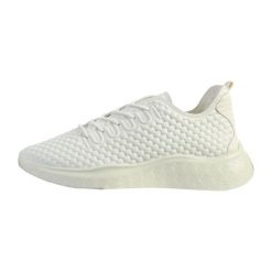 Buty sportowe damskie ECCO Therap. Białe buty sportowe na co dzień damskie ECCO, bez wzorów, z syntetyku. W wyprzedaży za 390.00 zł.