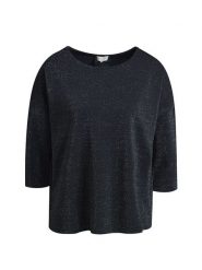 Milano Italy Koszulka w kolorze granatowym rozmiar: L. Niebieskie t-shirty damskie Milano Italy, l, bez wzorów, bez kołnierzyka. Za 126.99 zł.