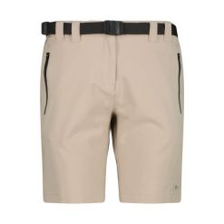 Spodenki trekkingowe damskie CMP 3T51146 Bermuda. Brązowe szorty damskie CMP, bez wzorów, z elastanu. Za 149.99 zł.