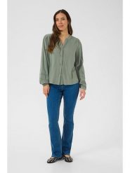 Cream Bluzka w kolorze zielonym rozmiar: 40. Zielone bluzki damskie Cream, bez wzorów, z wiskozy, bez kołnierzyka, bez ramiączek. Za 113.63 zł.