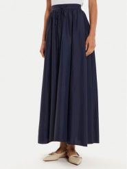 STAUD Spódnica trapezowa Eden R24P6106TN Granatowy Regular Fit. Niebieskie spódniczki damskie STAUD, m, bez wzorów, z syntetyku, trapezowe. Za 849.99 zł.