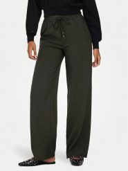 ONLY Spodnie materiałowe Ginny 15331492 Brązowy Wide Leg. Brązowe spodnie materiałowe damskie Only, bez wzorów, z materiału. Za 119.99 zł.