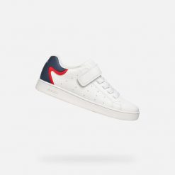 Buty GEOX J ECLYPER BOY Biały. Białe buty fitness męskie Geox, na fitness i siłownię. Za 159.99 zł.