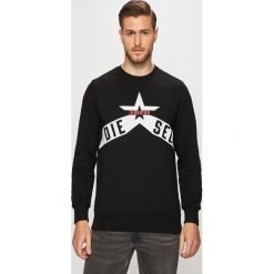 Diesel - Bluza. Czarne bluzy bez kaptura męskie Diesel, l, z bawełny. Za 459.90 zł.