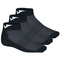Skarpety tenisowe Joma Ankle Socks 3 szt. Czarne skarpetki damskie Joma, bez wzorów. Za 40.00 zł.