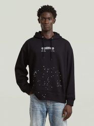 G-Star Bluza w kolorze czarnym rozmiar: XL. Czarne bluzy z kapturem męskie G-Star, xl, z bawełny. Za 227.31 zł.