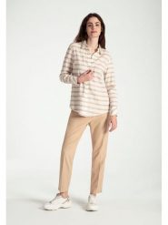 More & More Bluzka w kolorze beżowo-kremowym rozmiar: 40. Brązowe bluzki damskie MORE & MORE, bez wzorów, bez kołnierzyka, bez ramiączek. Za 138.87 zł.