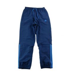 Second life - Spodnie dresowe męskie z zamkami Adidas - Jak nowy. Niebieskie spodnie sportowe męskie Adidas, z dresówki. Za 106.46 zł.