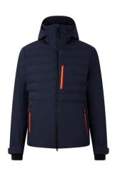 Kurtka narciarska Bogner Fire + Ice Ivo granatowa. Niebieskie kurtki męskie s, bez wzorów, bez kaptura. Za 3,554.99 zł.
