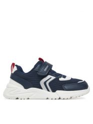 Geox Sneakersy J0H1 J55MQB 1454 C0735 S Granatowy. Niebieskie buty sportowe chłopięce Geox, z materiału, bez zapięcia. Za 139.99 zł.