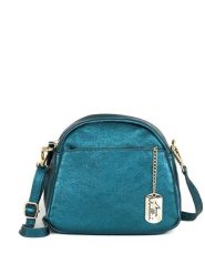 Anna Morellini Skórzana torebka "Romilda" w kolorze niebieskim - 22 x 19 x 10 cm rozmiar: onesize. Niebieskie torebki klasyczne damskie Anna Morellini, bez wzorów, z materiału, bez dodatków. Za 192.79 zł.