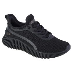 Buty sportowe Sneakersy damskie, Skechers Bobs Geo-New Aesthetics. Czarne buty sportowe na co dzień damskie Skechers, bez wzorów, trekkingowe. Za 249.99 zł.