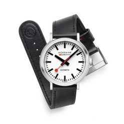 Zegarek męski Mondaine MST.4161B.LBV, Quartz, 41mm, 3ATM. Szare zegarki męskie MONDAINE, ze stali. Za 2,969.80 zł.