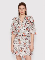 IRO Sukienka letnia Carlina AQ146 Zielony Regular Fit. Zielone sukienki damskie IRO, na lato, bez wzorów, z bawełny, bez kołnierzyka, bez ramiączek. Za 1,309.00 zł.