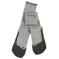 Skarpetki damskie Falke TK2 Wool Silk. Szare skarpetki damskie Falke, bez wzorów. Za 238.00 zł.