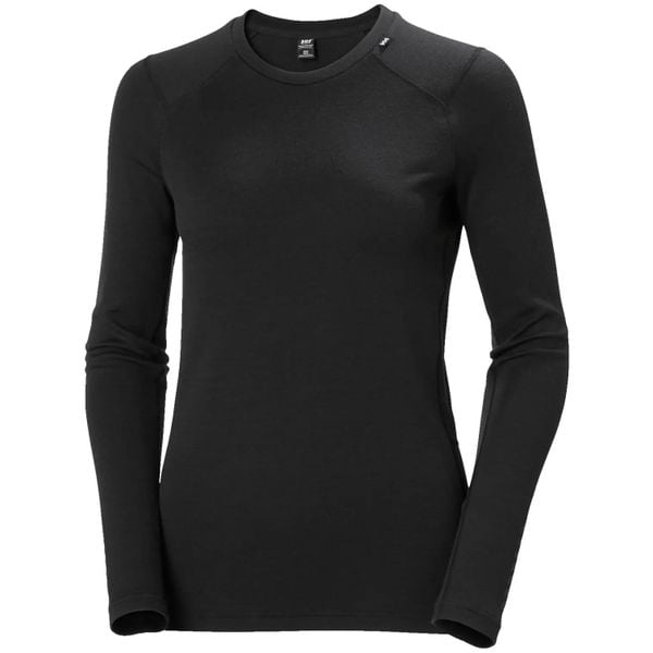 Koszulka termoaktywna damska Helly Hansen Lifa Merino. Czarne bielizna termoaktywna damska Helly Hansen, xl, bez wzorów, z wełny. Za 402.50 zł.