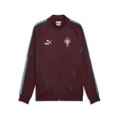 Męska kurtka Portugalii KING Anthem PUMA. Czerwone kurtki męskie Puma, m, bez wzorów, retro, bez kaptura. Za 389.00 zł.