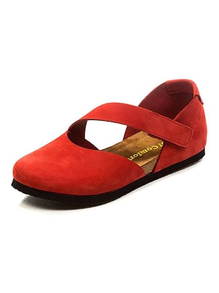 Comfortfusse Baleriny w kolorze czerwonym rozmiar: 42. Czerwone baleriny damskie Comfortfusse, bez wzorów, bez obcasa. Za 274.95 zł.