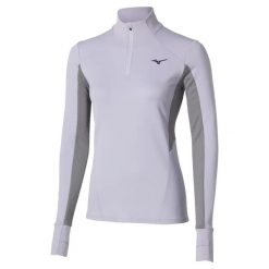 Damski top treningowy Mizuno Active. Niebieskie topy sportowe damskie Mizuno, l, bez wzorów, z materiału, bez ramiączek. Za 179.99 zł.