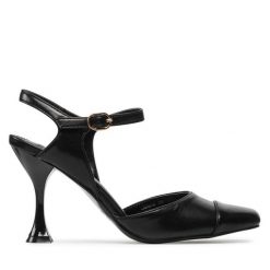 Czółenka Jenny Fairy. Czarne czółenka damskie Jenny Fairy, bez wzorów, bez obcasa. Za 149.99 zł.