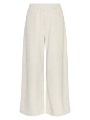 MOSS COPENHAGEN Spodnie dresowe w kolorze kremowym rozmiar: S/M. Brązowe spodnie dresowe damskie MOSS COPENHAGEN, m, bez wzorów, z dresówki. Za 159.95 zł.