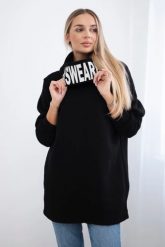 Bluza ocieplana z kapturem czarna. Czarne bluzy z kapturem damskie KESI, l, z bawełny. Za 297.97 zł.