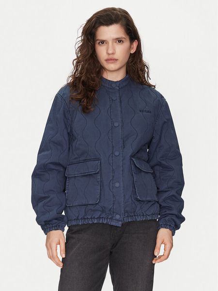 Mustang Kurtka jeansowa Belva 1016132 Niebieski Relaxed Fit. Niebieskie kurtki damskie Mustang, xl, bez wzorów, z bawełny, bez kaptura. Za 309.99 zł.