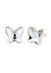 Elli Kolczyk Damski Motyl Kryształami Szklanymi Bialy 925 Sterling Silver Kolczyki 1 ct. Białe kolczyki damskie Elli, srebrne. Za 228.99 zł.